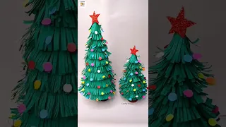 Christmas tree😑BTS#craft #shorts #origami #christmasdecor #diy