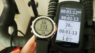 Garmin Edge 1030 Externer Anzeigemodus bei Multisport mit Fenix 5 plus