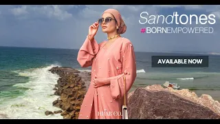 Sandtones Collection'21 - Kimono Style Front Open Abaya - Latest Abayas in Pakistan