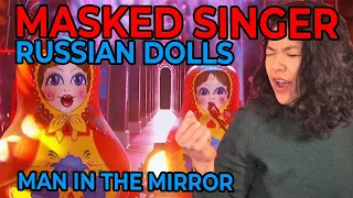 Masked Singer | Russian Dolls - Man in the Mirror Reaction Hype and Guess