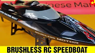 Unboxing WLtoys 916 Brushless RC Speedboat - 55kph / Water Cooled / Self-Righting