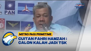 Respon Fahri Hamzah Terkait Calon Yang Kalah dalam Pilpres 2024