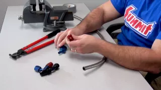 Braided Hose Assembly with AN Fittings - Summit Racing Quick Flicks