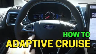 Using Adaptive Cruise Control in Ford Vehicles!