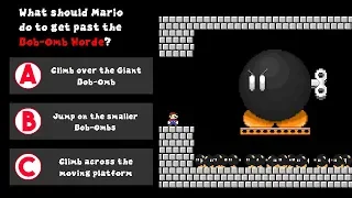 How should Mario escape Bowser's Castle? (900K SUB SPECIAL)