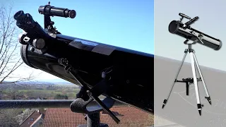 Télescope à réflexion Newton 76 / 700 mm Zavarius 175x Part.1 montage et réglages  [PEARLTV.FR]