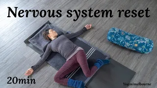 Nervous system reset | 20min | mindful movement | evening practice