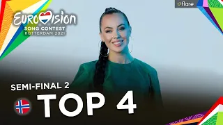 🇳🇴 Melodi Grand Prix 2021: Semi Final 2 - My Top 4 (Norway Eurovision 2021)