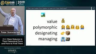 C++ Class Natures in Their Canonical Form and How to Find Them - Peter Sommerlad - CppCon 2019