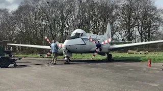 Yorkshire Air Museum and Allied Air Forces Memorial - De  Havilland Devon ‘VP967’ startup