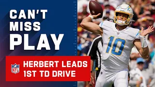 Justin Herbert Leads Chargers on 1st TD Drive of the 2021 Season