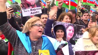 Azerbaijani Opposition Holds Rally Ahead Of Presidential Poll