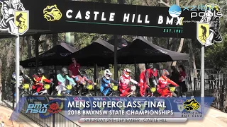 Superclass Men Final (Saturday) - 2018 BMX NSW State Championships