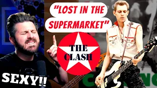 First Listen to THE CLASH "Lost in the Supermarket" - Bass Teacher REACTS to Paul Simonon!