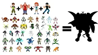 Ben10  new fusion fan art ben, gwen, granpa max, kevin11 plus 38 characters