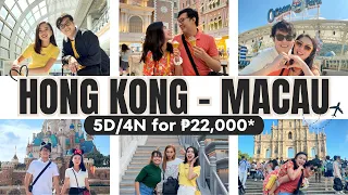 HONG KONG - MACAU: ₱22,000 Budget | DIY TRAVEL GUIDE