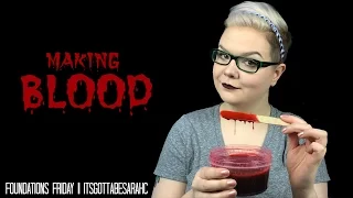 Making Fake Blood | Foundations Friday