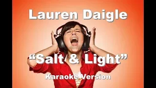 Lauren Daigle "Salt & Light" BackDrop Christian Karaoke