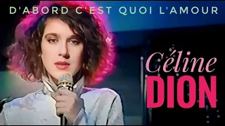 CELINE DION 🎤 D'abord C'est Quoi L'amour 💗 (Live) 🎶 1988