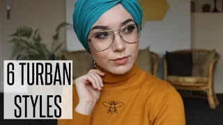 6 TURBAN STYLES with Chiffon Scarves  | NABIILABEE