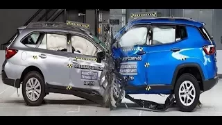 2018 Subaru Outback vs Jeep Compass Crash Test