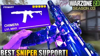 this CHIMERA SNIPER SUPPORT CLASS SETUP is INSANE on ASHIKA ISLAND! - MW2 Warzone