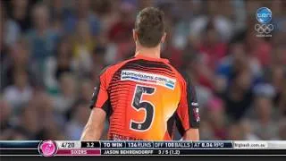 Sixers vs Scorchers Super Over highlights