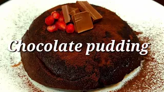 Chocolate pudding  | 15 minutes eggless chocolate dessert that melt in your mouth