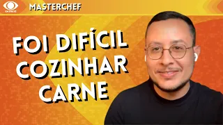 Vegetariano, Emanuel diz que foi difícil cozinhar carne no MasterChef