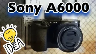 Системная фотокамера Sony Alpha ILCE 6000 kit 16-50mm (распаковка) | Unboxing