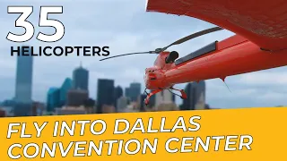 FLYING HELICOPTERS DOWNTOWN DALLAS! (Heli-Expo 2022)