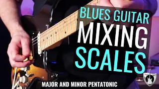 5 Blues Licks that Mix Major and Minor Pentatonic Scales | and WHY They Work...