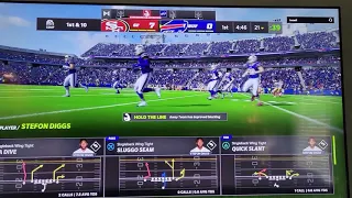 Madden 22 on the PS5, Samsung 75 inch 4K TV!!!