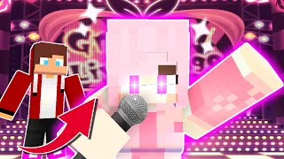 JJ become a girl and idol !?【Minecraft Parody Animation Mikey and JJ Maizen】