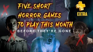 SHORT Horror Games on Playstation Plus Extra (PS PLUS October 2023)