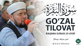 Shayx Alijon qoridan go'zal tilovat | Baqara surasi 25-oyat