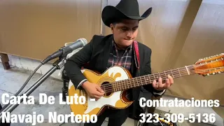 Carta de luto / Navajo norteño