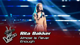 Rita Bakker - "Almost Is Never Enough" | Prova Cega | The Voice Kids