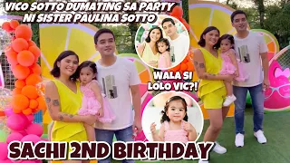 VICO SOTTO DUMATING SA PARTY NI PAULINA SOTTO 😍 SACHI 2ND BIRTHDAY NASAAN SI LOLO VIC SOTTO