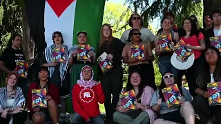 Pro-Palestinian supporters rally at SSU encampment on Rohnert Park campus