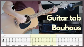 Bauhaus - All We Ever Wanted (Guitar cover with tabs)