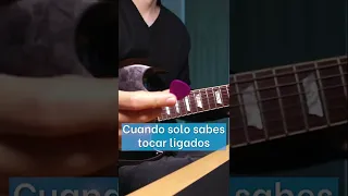 cuando solo sabes tocar ligados