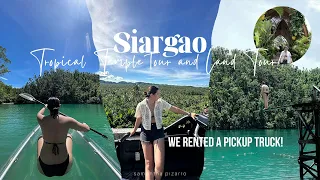Siargao: Rented a pickup for our land tour! Tropical Temple Tour!