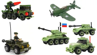 How to Build Epic Lego Military Jeep, Plane, Tanks, and Rocket Launcher!