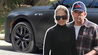 Ben Affleck And Jennifer Lopez's Romantic Day Date Abruptly Ends With A Flat Tire