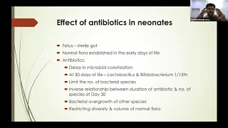 Rational Antibiotics Therapy in NICU - Dr. Karthik Balasubramanian