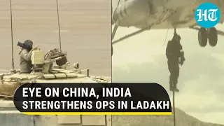 Tanks, choppers, planes: Indian soldiers practise attack manoeuvres amid Ladakh alert against China