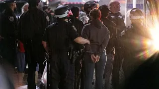 Police clear pro-Palestinian protesters from Columbia University