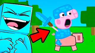 Peppa Pig Juega Minecraft por Primera Vez!