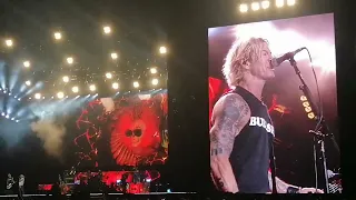 Guns N Roses "Paradise City" concierto en el estadio de béisbol Monterrey Oct 2022